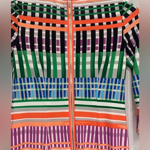 Eliza J Multi Color Geometric‎ Dress Size 4 - Picture 7 of 7